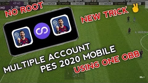 How to use multiple pes accounts in one phone pes 2020 mobile v.4.5