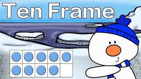Winter: Ten Frame Subitizing: Math Brain Break