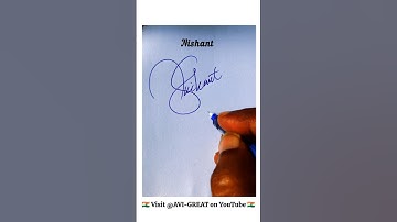 Nishant SIGNATURE 🌷 #youtube #yt #ytshorts #shorts #foryou#signature #sign #art #music #bridal