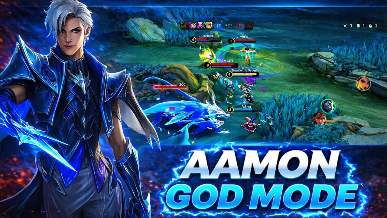 AAMON 1v5 Carry 💀 Savage Gameplay | Mobile Legends