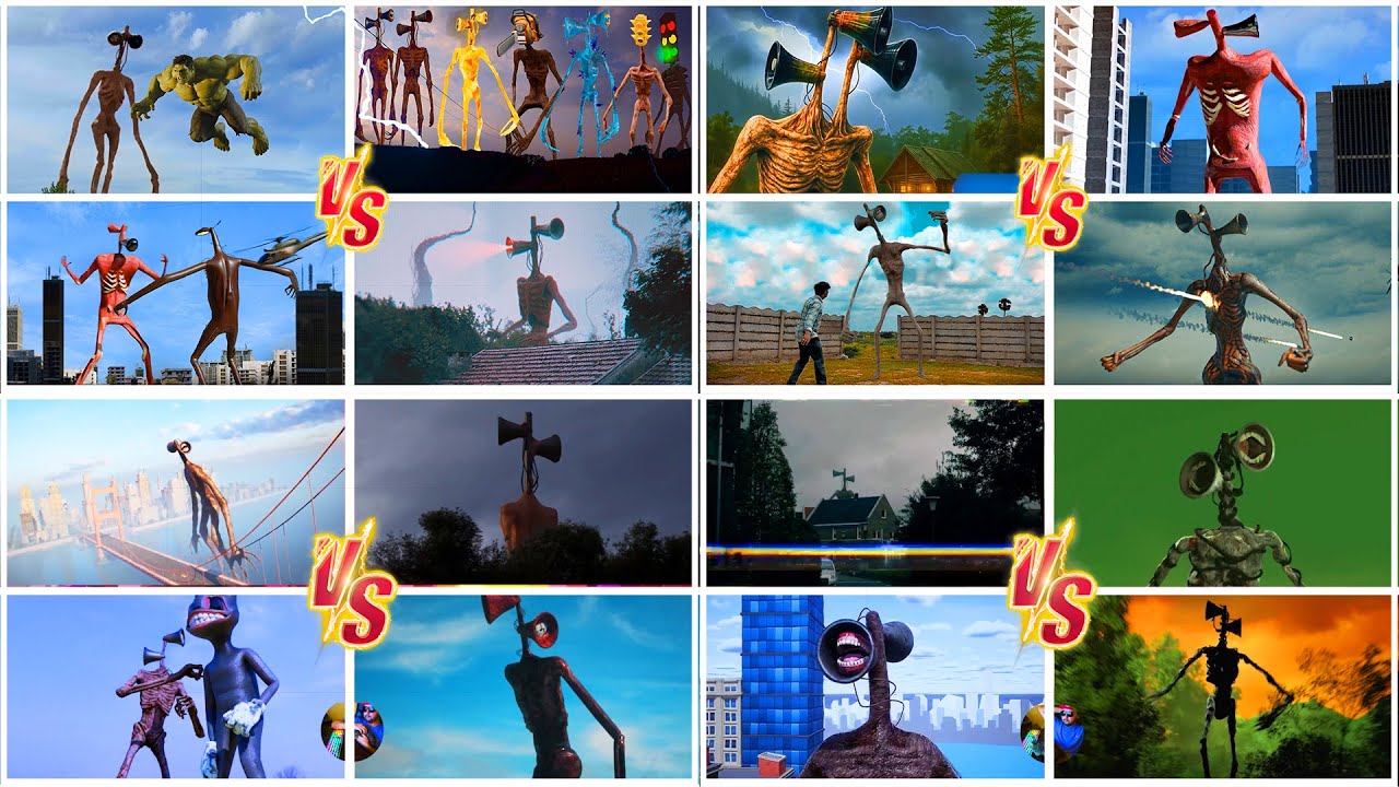 Siren Head Battle - Mix - SIREN BATTLE Siren Head Coffin Dance Song All Phonk vs Slowed vs Funk