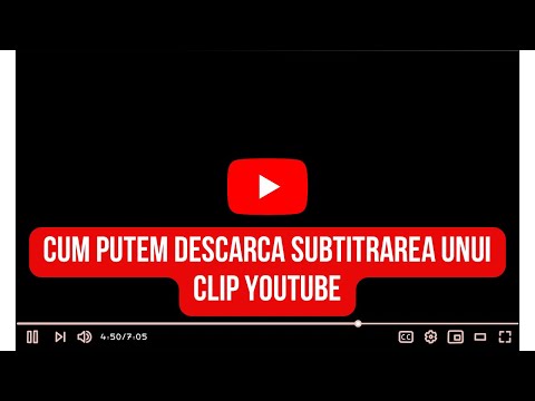 Video: Cum să descărcați subtitrări YouTube (subtitrări): 14 pași