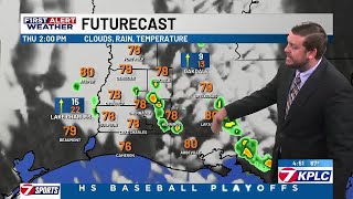 First Alert Forecast: Isolated showers possible for our Thursday, as warmer weather quickly makes...