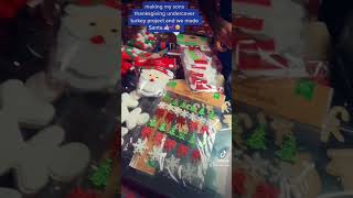 Me and my son made a school project hiding turkey undercover santa
