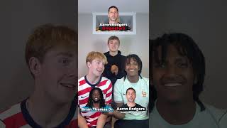 They put Gavin in the MUSTY P 😭 #sidelinebros #nflfootball #football #imposter #aaronrodgers