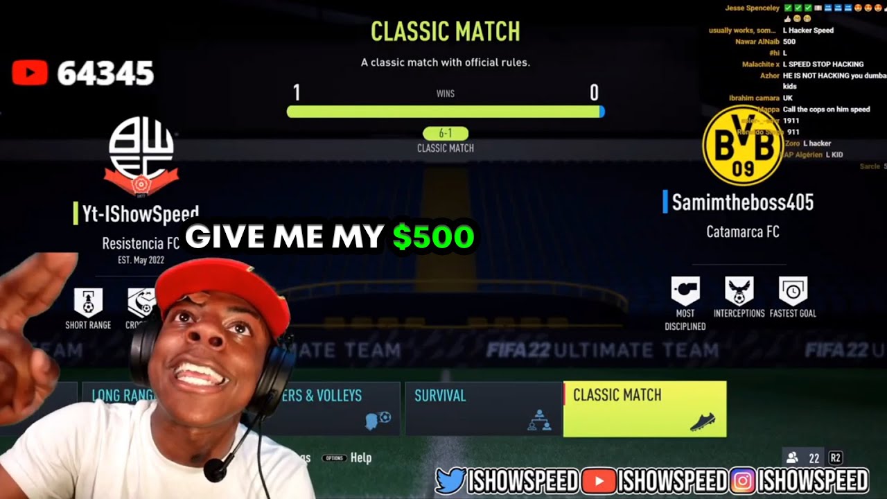 iShowSpeed Wins 6-1 and gets Scammed... 🤣💀| FIFA