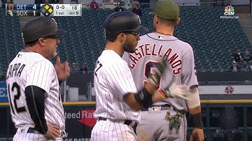 DET@CWS: Sanchez triples home two in the 9th inning