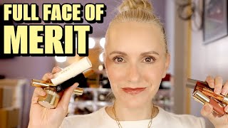 FULL FACE OF MERIT BEAUTY | Natural Everyday Makeup | Over 40