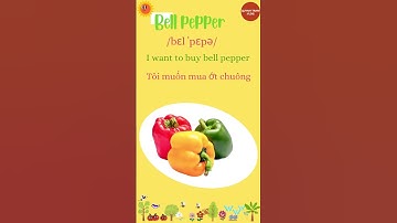 Learning English – Vegetables 🥕 | Từ vựng tiếng Anh – Rau củ (P1)