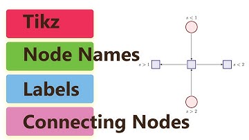 How to position nodes and connect nodes | TIKZ