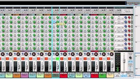 Reason 6 106: FX EQ Automation and Mixing - 18 Mixer Channel Strips - Part 1