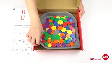 FunPlay Round Round Chips - Edx Education, Counting, Patterning, Creativity, Hands-on Learning