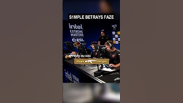 s1mple betrays FaZe #cs2 #counterstrike #csgo #s1mple #faze