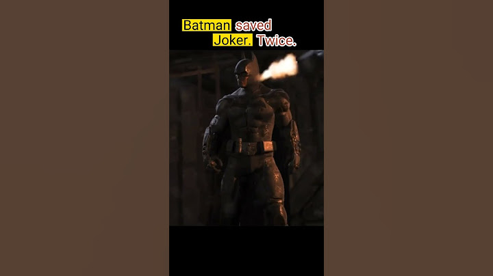 Batman Won't Let Joker To K!ll Himself.