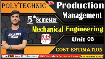 #22 Production Management ( PM )  Mechanical engineering 5th Semester Class / Upbte / Govind Sir