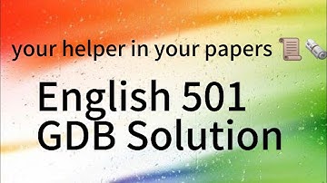 eng501 GDB solution 25 June 2024 @MalikScienceAcademy @uniquearticle