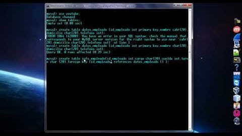 CREAR LLAVES PRIMARIAS Y LLAVES FORANEAS METODO 1 6    CURSO DE MYSQL INTENSIVO