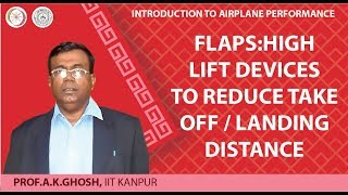 Flaps:High Lift Devices to Reduce Take off / Landing Distance
