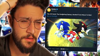 This 3D Sonic Game Ranking BROKE Me