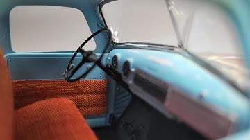 Patina and rust effect on a model car kit using spray cans. 1950 chevy 3100 Part 3