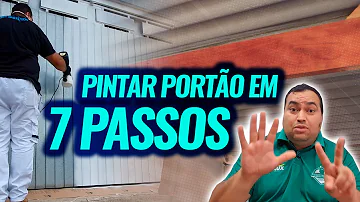 Qual lixa para portão de ferro?