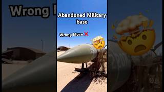 Abandoned Military Base #military #abandoned #shorts #phonk #music #vlog #ai #missile #fighterjet