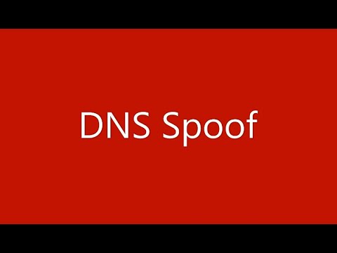 White Hat - DNS Spoof Tutorial - YouTube