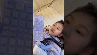 コンビニで買えたタイルシールを娘にサプライズプレゼント!#shorts #sticker