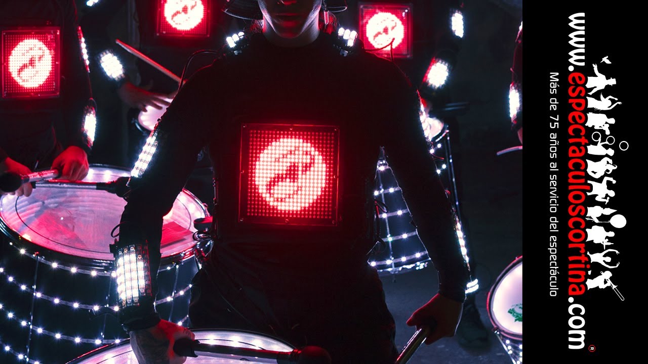 Batucada Led Barcelona - Espectáculo De Percusión Para Eventos Led ...