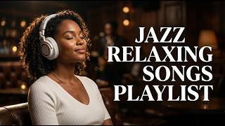 Relaxing Jazz Cafe Music ☕ Soft Female Vocals &amp; Cozy Night Lounge Ambience for Stress Relief