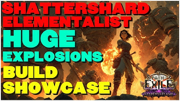 [POE 3.27] Shield Shatter Herald and Golem Stacking Elementalist! Blast Your Way Through Maps!