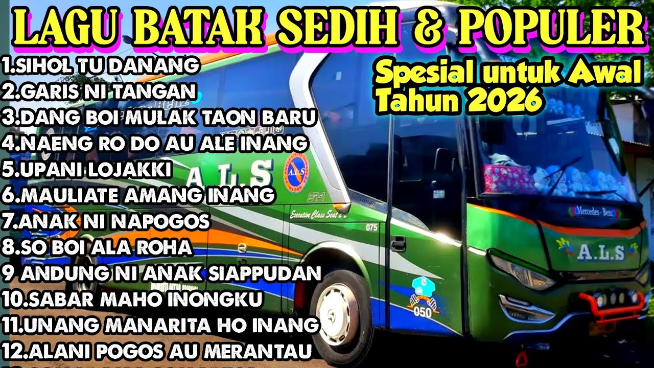 LAGU BATAK SEDIH SERING DI PUTAR DI PERJALANAN .VERSI BUS MEDAN