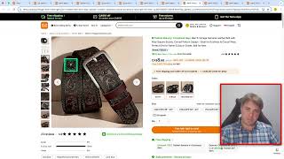 Checking Out Some Deals On Temu About Men's Leather Belts