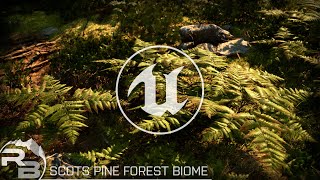 RealBiomes New Wind System Demonstration | [Unreal Engine]  |  Scots Pine Forest (legacy)