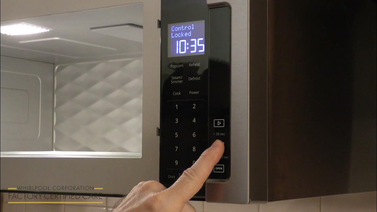Low Profile Microwave Control Lock YouTube