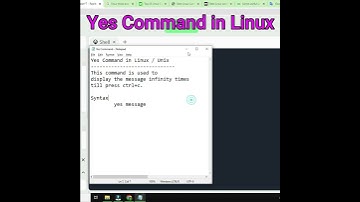 Linux Command - Yes Command | Displaying Infinite Times of Message in Linux Terminal #shorts