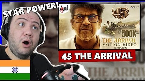 🇮🇳 45 The Arrival #45TheMovie| Dr.Shivarajkumar | Upendra | Raj B Shetty | Kannada | Producer Reacts