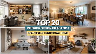 Top 20 Interior Design Ideas for a Beautiful Home