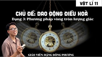 Vật lí 11 | Bài tập hệ thức độc lập với thời gian và vòng tròn lượng giác