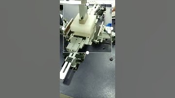 Edge wrapping machine for portable mirror
