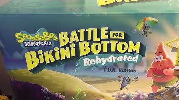SPONGEBOB SQUAREPANTS BATTLE FOR BIKINI BOTTOM REHYDRATED F.U.N. EDITION UNBOXING!