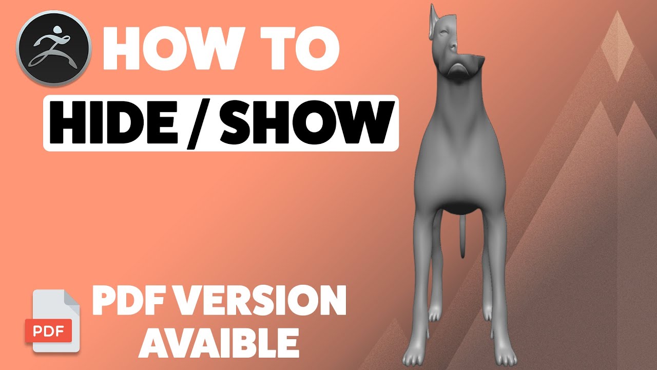 zbrush show hidden