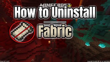 How To Fully Uninstall Fabric/Mods(All Versions - Easiest Tutorial)