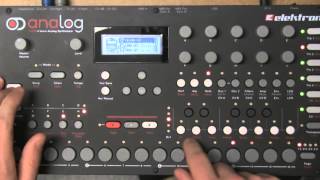 Elektron Analog Four - Creating pattern from scratch