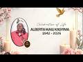 CELEBRATING THE LIFE OF ALBERTA WAIU KASYIMA