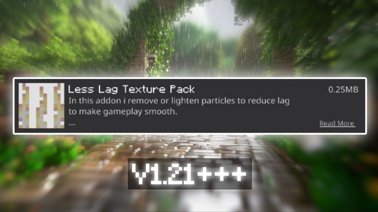 🔥 Less Lag Texture Pack For MCPE 1.21+ | Ultra FPS Boost Pack 🚀 | Best No-Lag PvP Pack For MCPE 😍