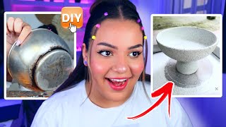 صنعت اغلى ديكورات البيت بأرخص سعر 💵🏠 HOME ACCESSORIES DIY |يسرا مختار