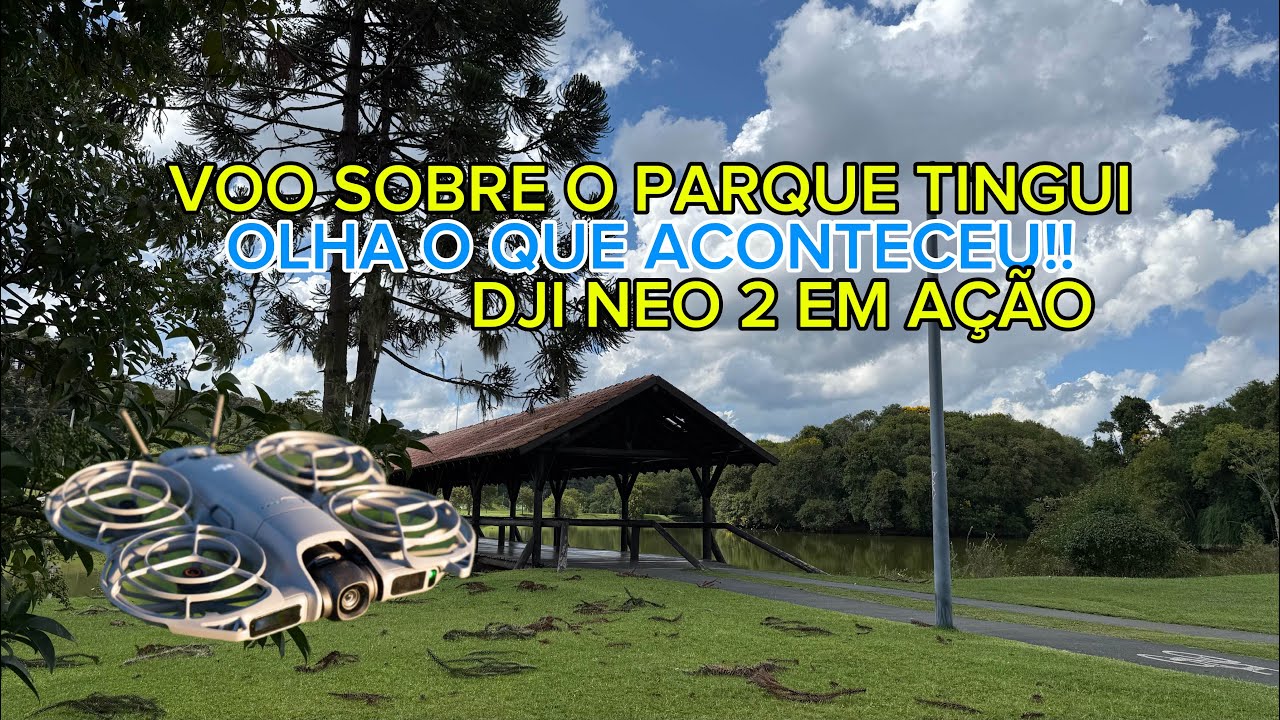 VOO COM DJI NEO 2 SOBRE O PARQUE TINGUI, OLHA O QUE ACONTECEU !!