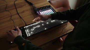 Polyend Seq with Novation Circuit