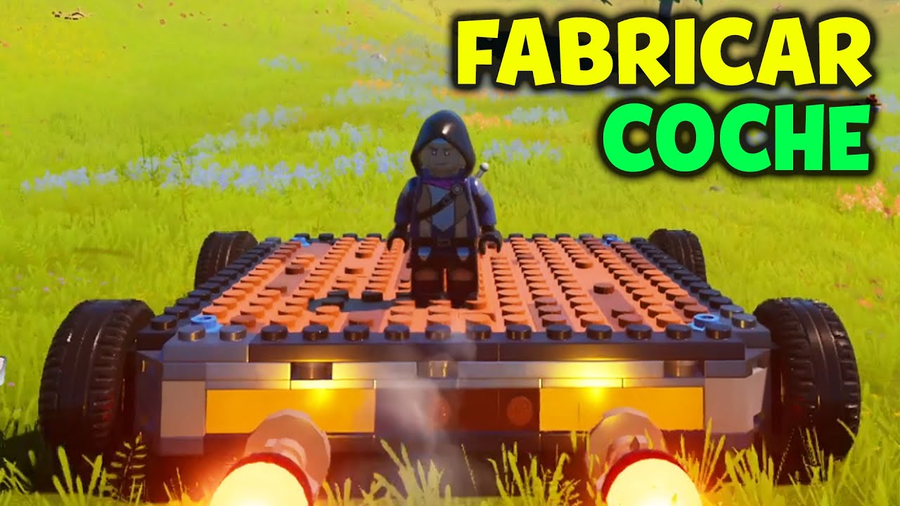 ✓ COMO HACER un COCHE LEGO FORTNITE Guía Español 